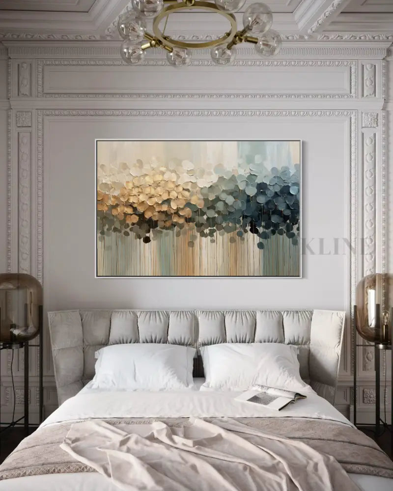 Textured Botanical Rain - Hand Painting Dipinti originali in vendita
