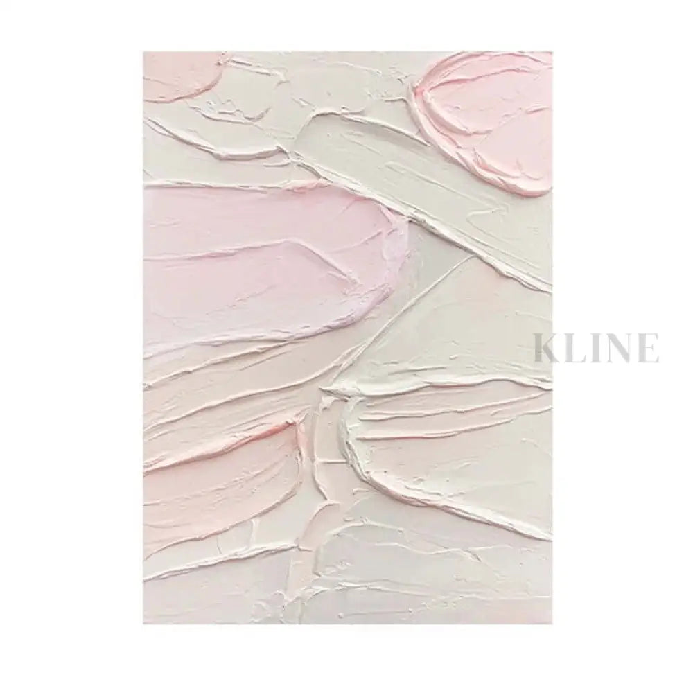 Textured Pink Wall Art - Hand Painting Arte de pared rosa