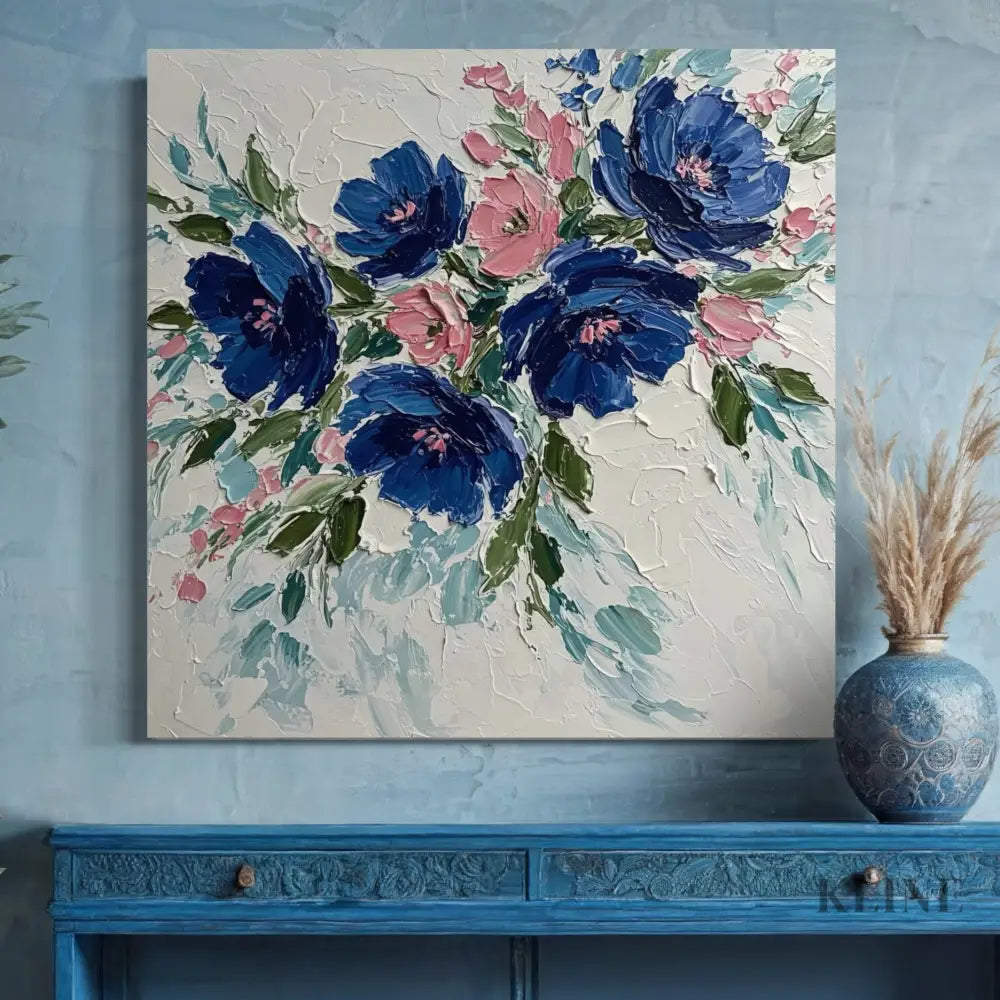 Textured Serenity - Hand Painting