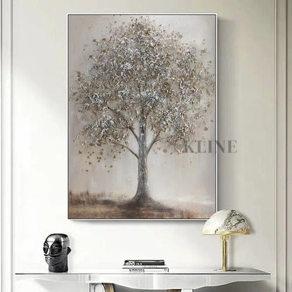 Textured Tree Form - Hand Painting