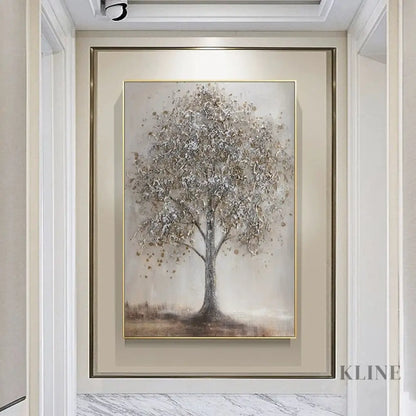 Textured Tree Form - Hand Painting