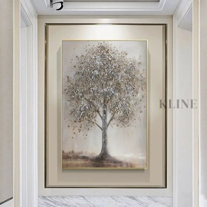 Textured Tree Form - Hand Painting