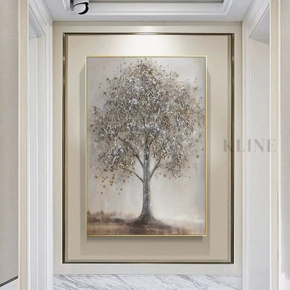 Textured Tree Form - Hand Painting