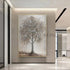 Textured Tree Form - Hand Painting