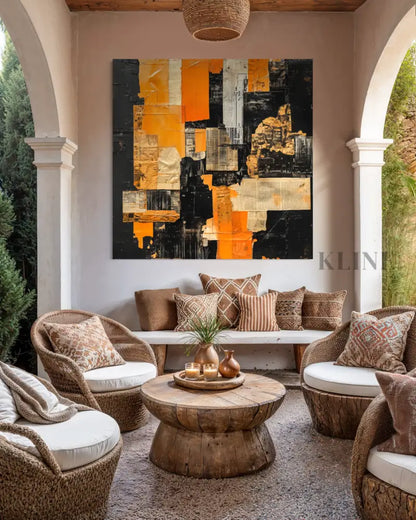 The Architecture of Memory - Hand Painting