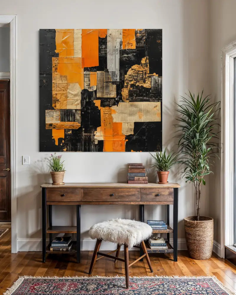 The Architecture of Memory - Hand Painting