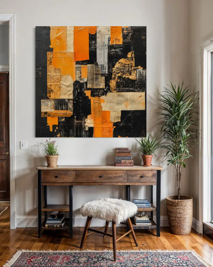 The Architecture of Memory - Hand Painting