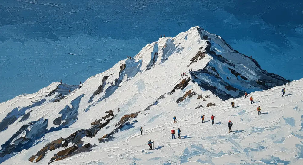 The Ascent - Hand Painting