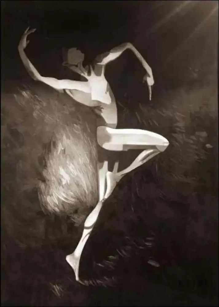The Athlete - Hand Painting Figurativo