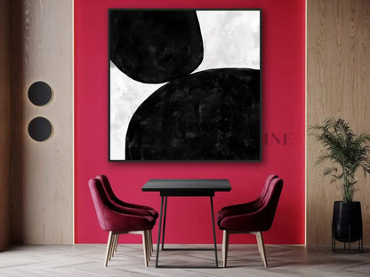 The Black Kiss - Hand Painting