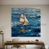 The Blue Heart of the Sea - Hand Painting