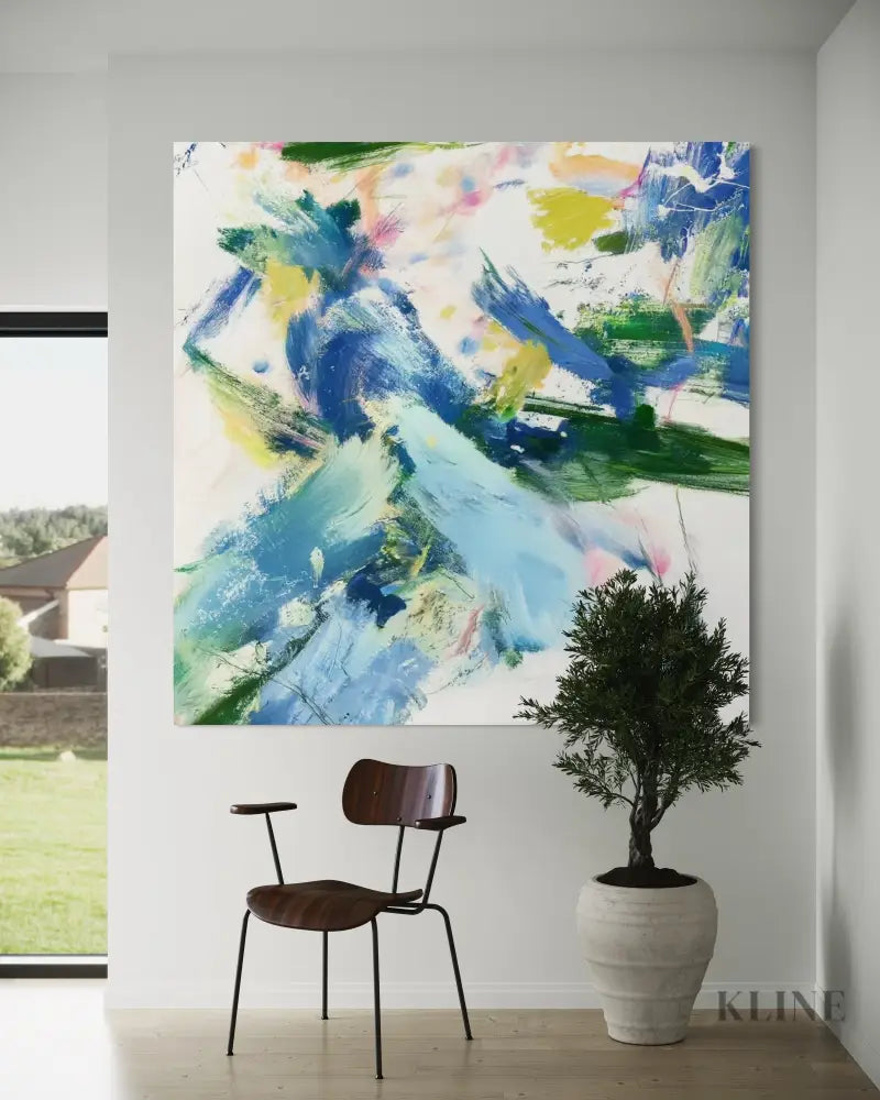 The Calm in the Chaos - Hand Painting