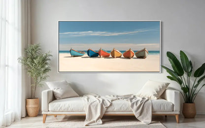 The Calm Shoreline - Hand Painting