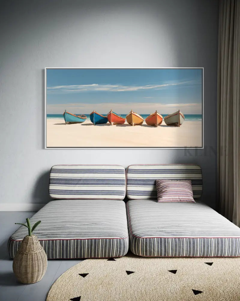The Calm Shoreline - Hand Painting