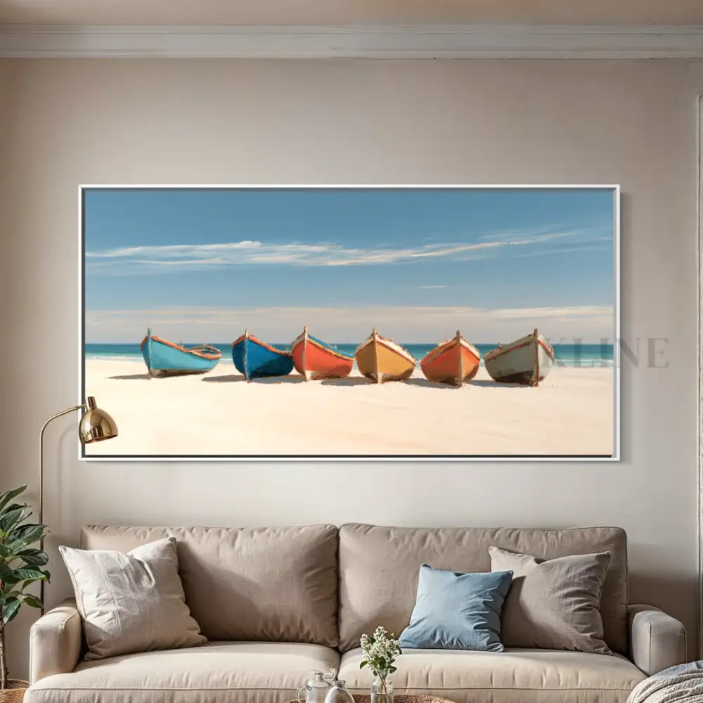The Calm Shoreline - Hand Painting