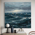 The Churning Sea - Hand Painting