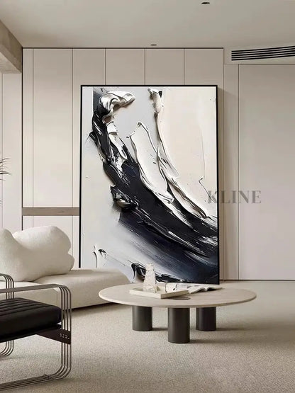 The Dark and Textured - Hand Painting