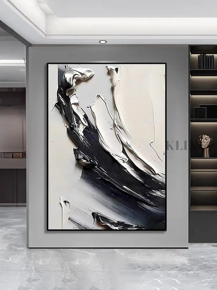 The Dark and Textured - Hand Painting
