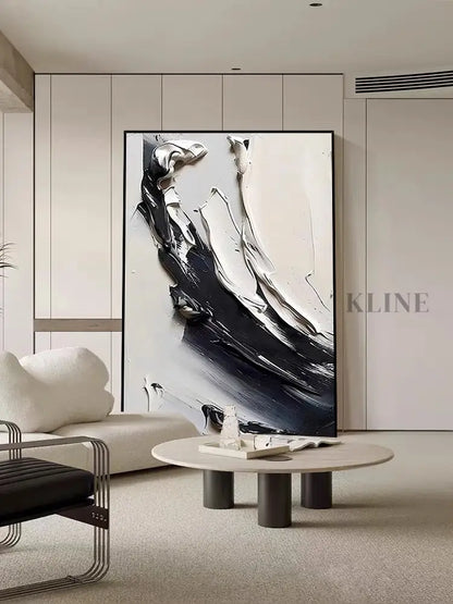 The Dark and Textured - Hand Painting