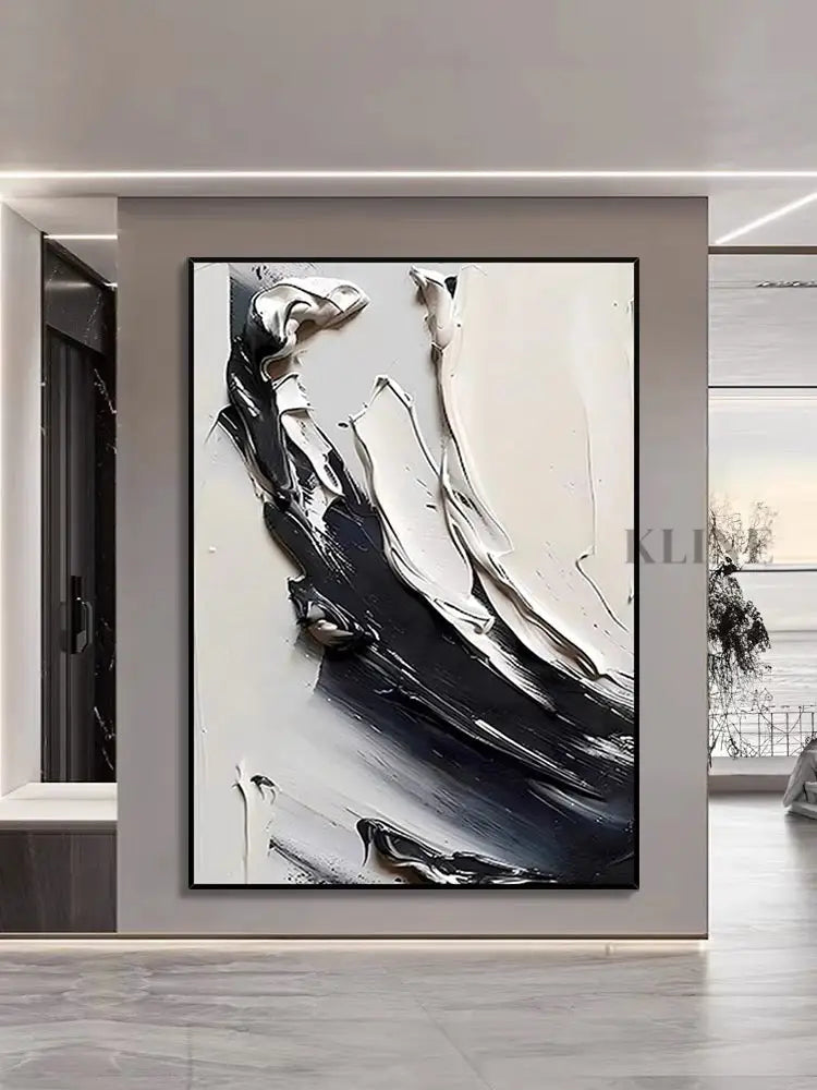 The Dark and Textured - Hand Painting