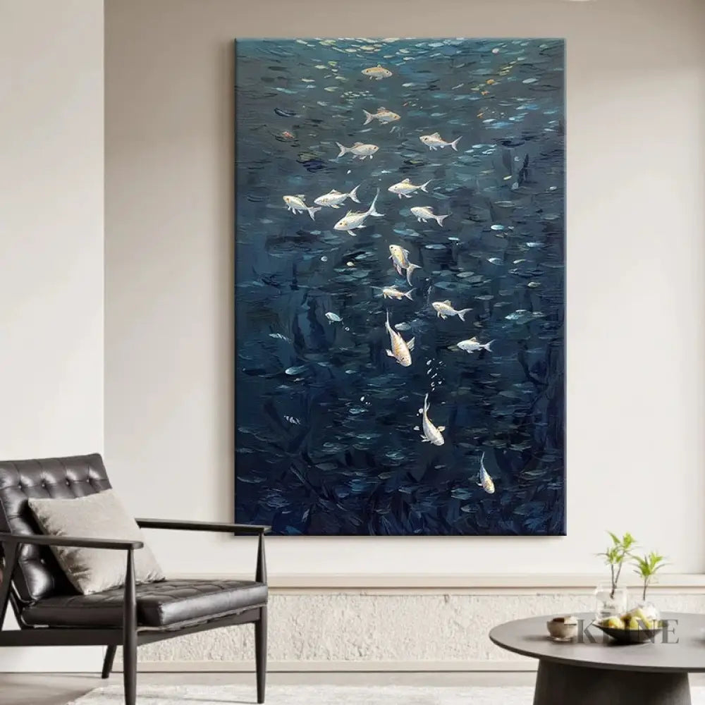 The Depth of Stillness - Hand Painting Original Paintings for Sale