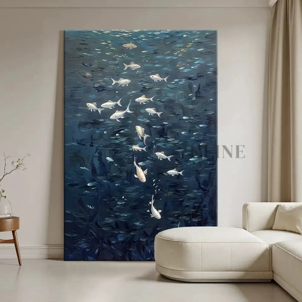 The Depth of Stillness - Hand Painting