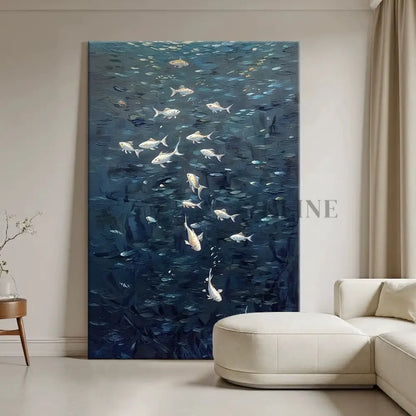 The Depth of Stillness - Hand Painting
