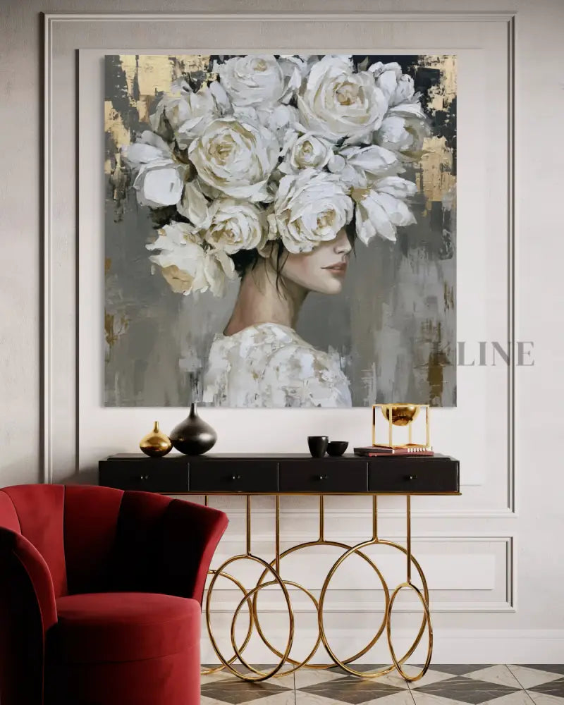 The Floral Muse - Hand Painting