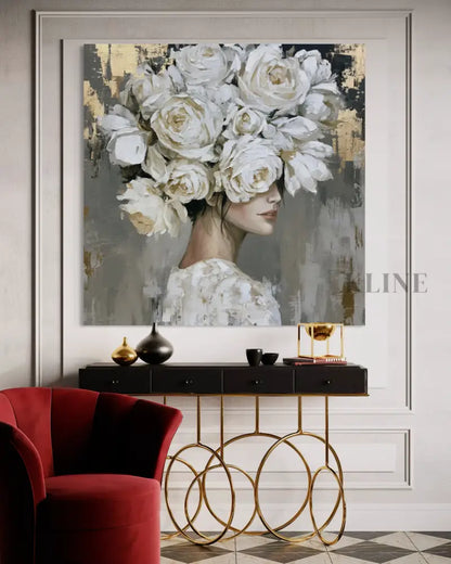 The Floral Muse - Hand Painting