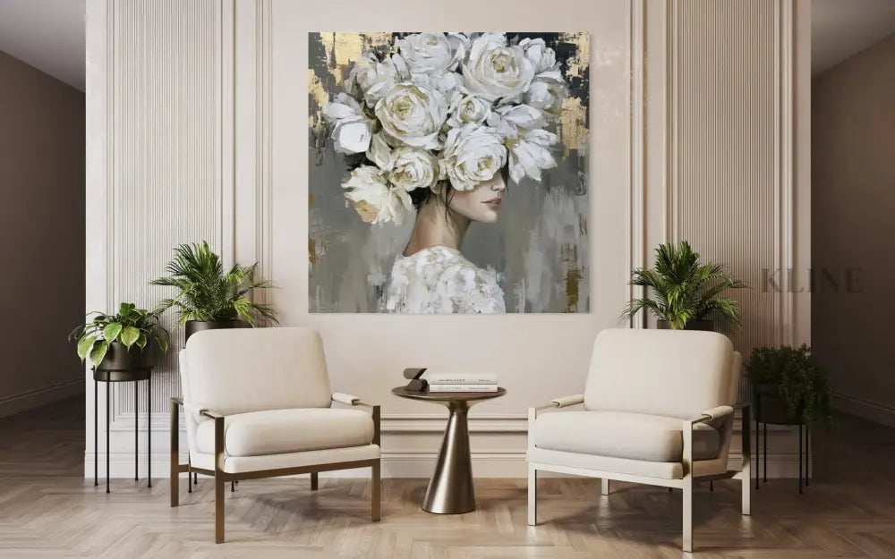 The Floral Muse - Hand Painting