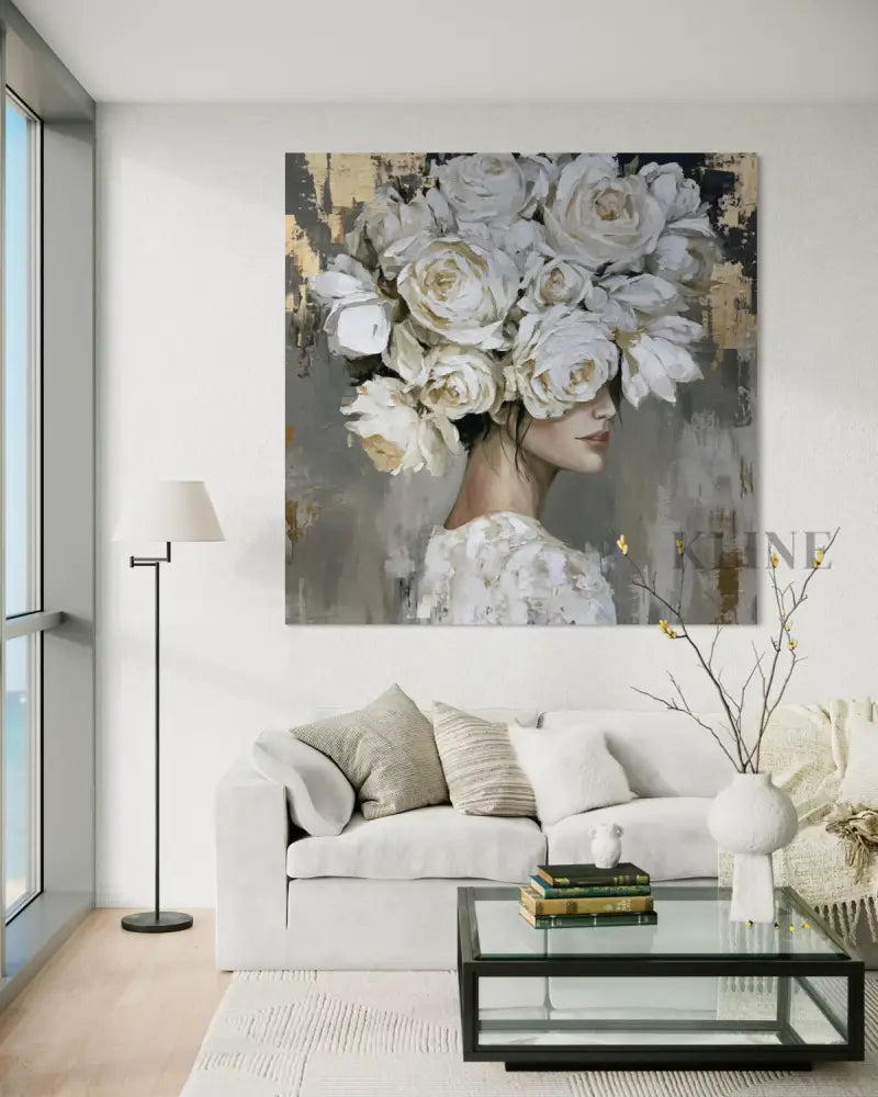 The Floral Muse - Hand Painting