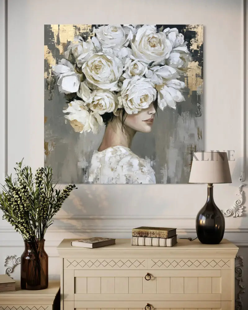 The Floral Muse - Hand Painting 