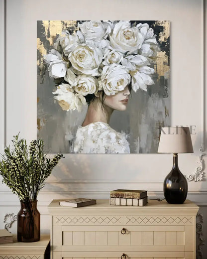 The Floral Muse - Hand Painting