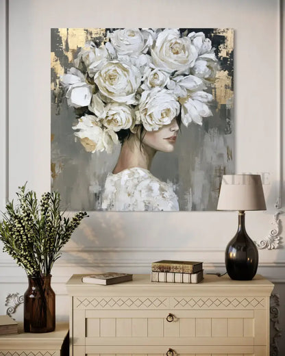 The Floral Muse - Hand Painting