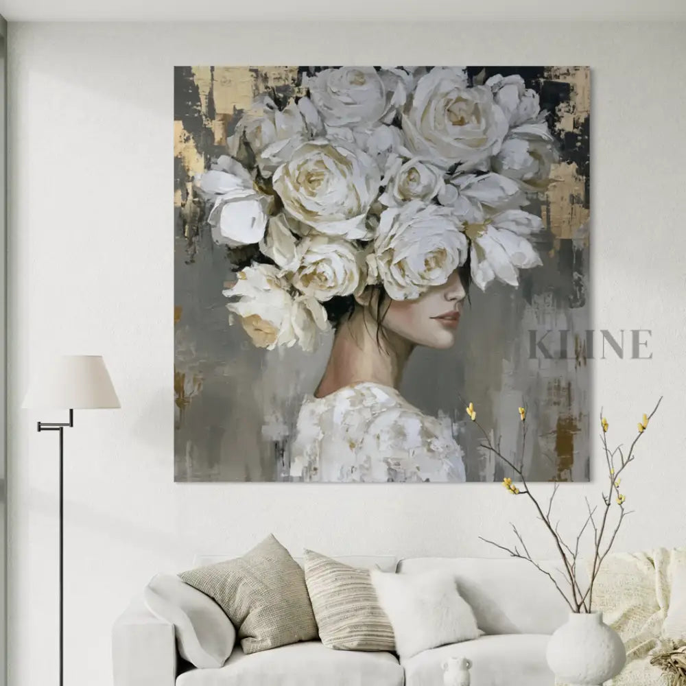 The Floral Muse - Hand Painting