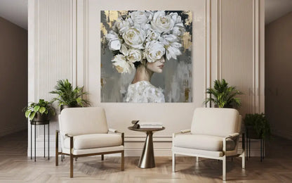 The Floral Muse - Hand Painting