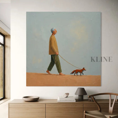 The Fox Walker - Hand Painting