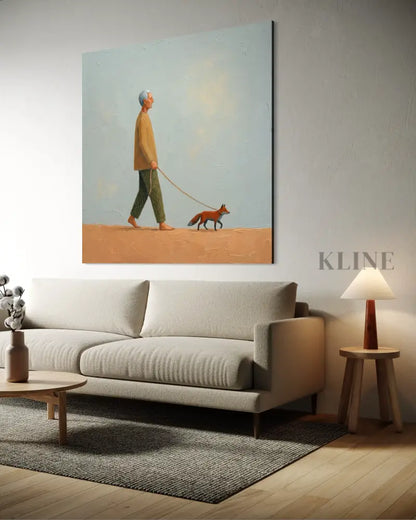 The Fox Walker - Hand Painting