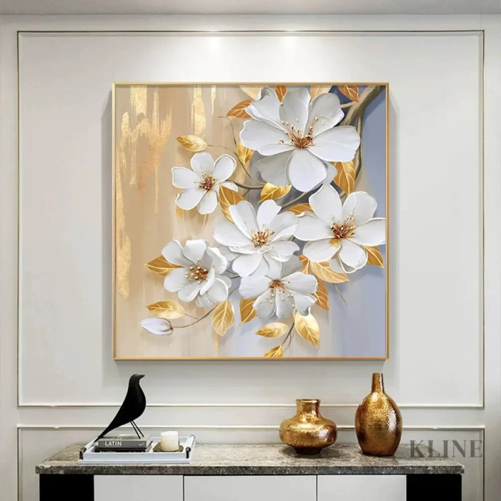 The Gilded Garden - Hand Painting Original Paintings for Sale