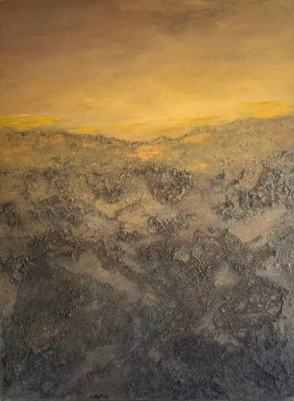 The Golden Lining - Hand Painting