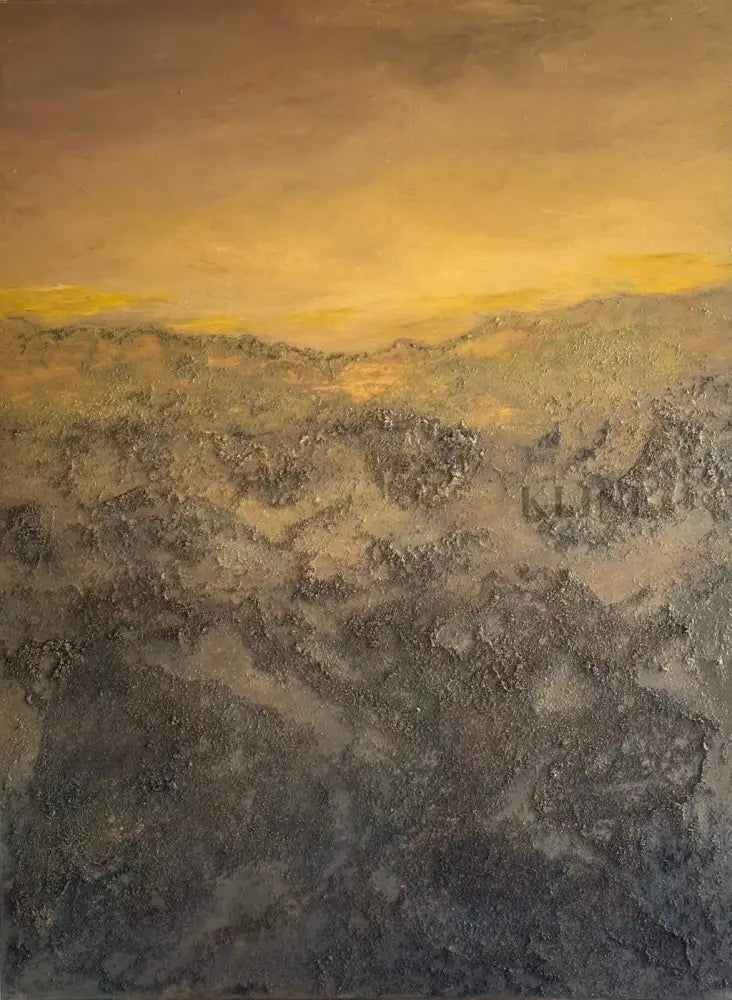 The Golden Lining - Hand Painting