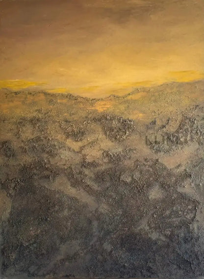 The Golden Lining - Hand Painting