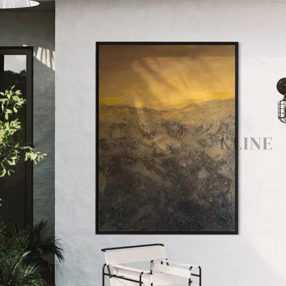 The Golden Lining - Hand Painting