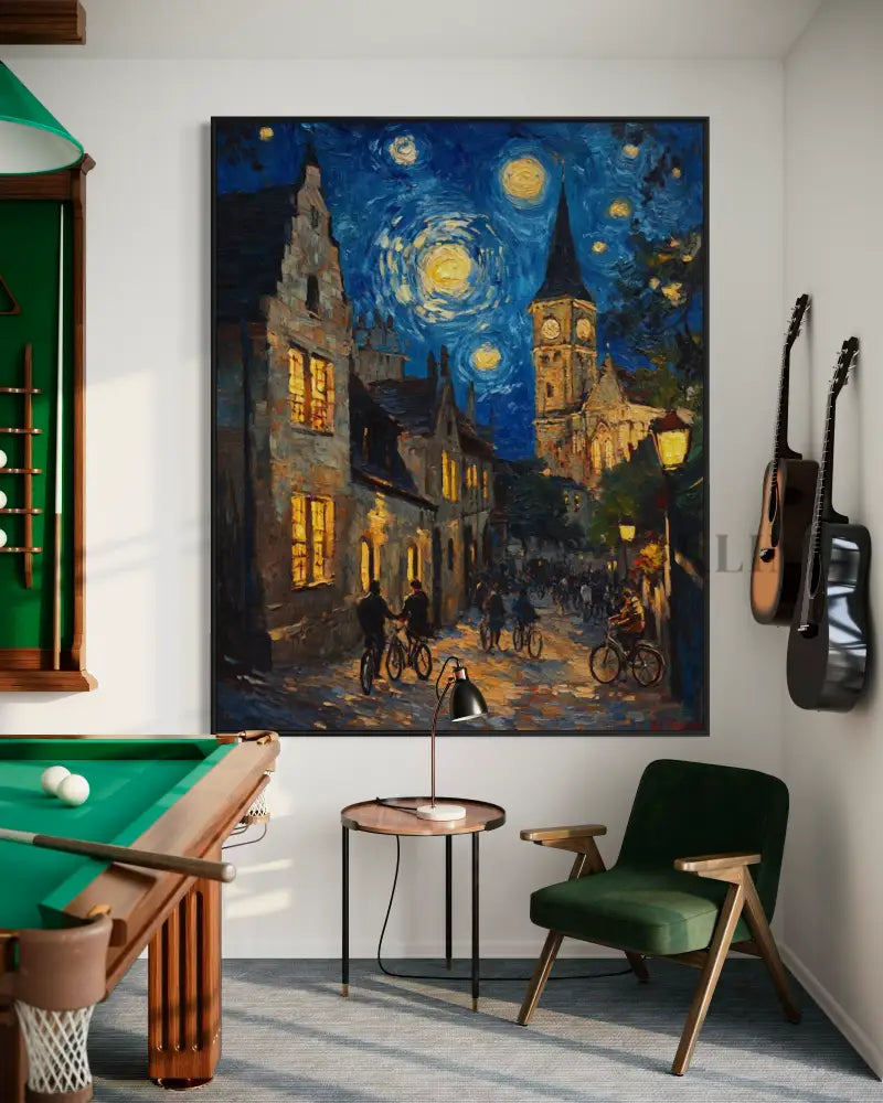 The Lanterns of Old Learning - Hand Painting