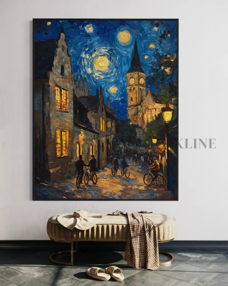The Lanterns of Old Learning - Hand Painting