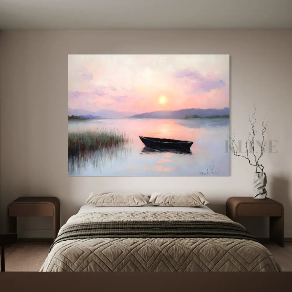 The Last Glow of Day - Hand Painting