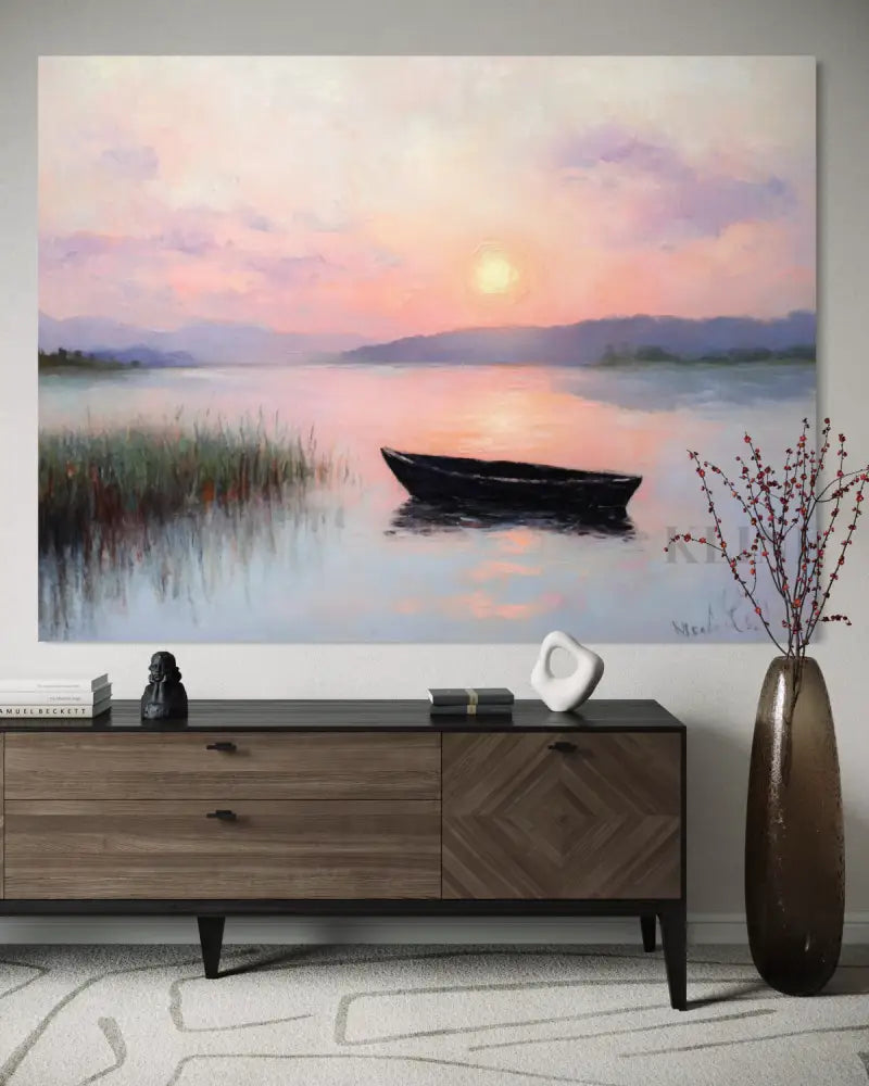 The Last Glow of Day - Hand Painting