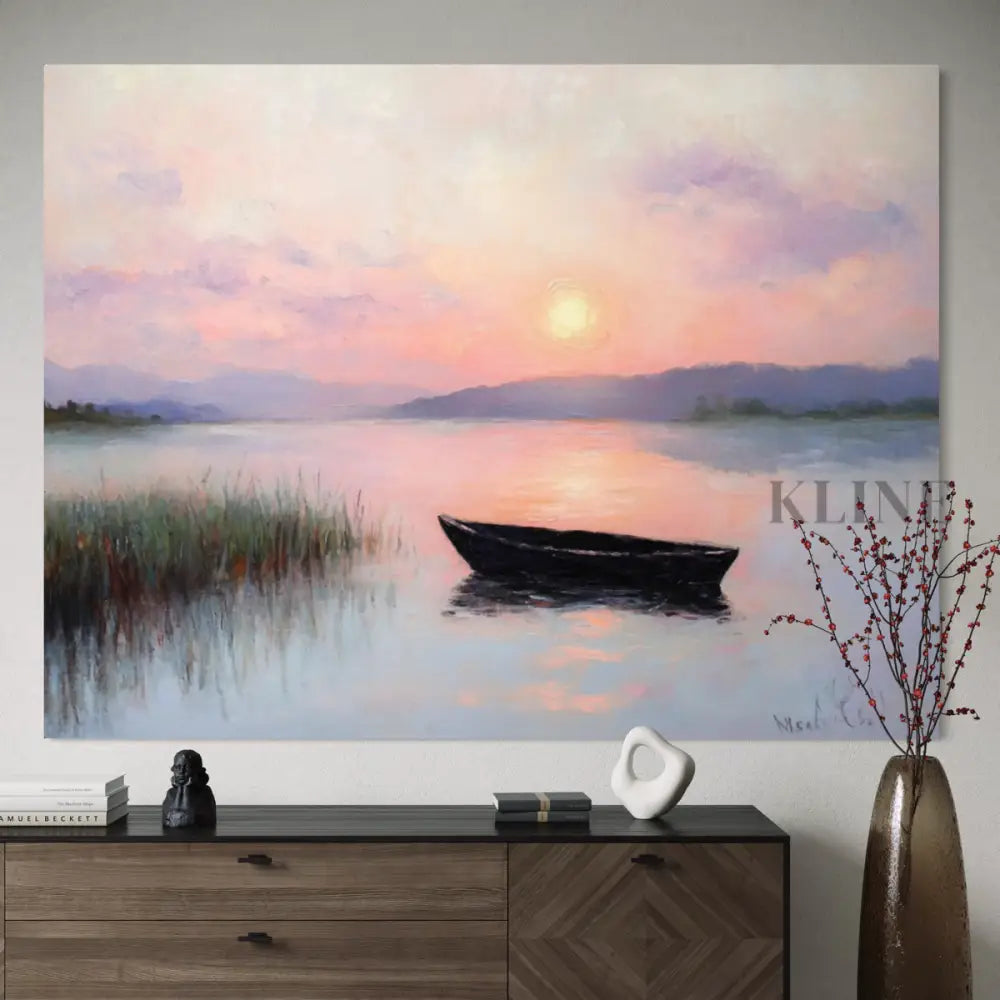 The Last Glow of Day - Hand Painting