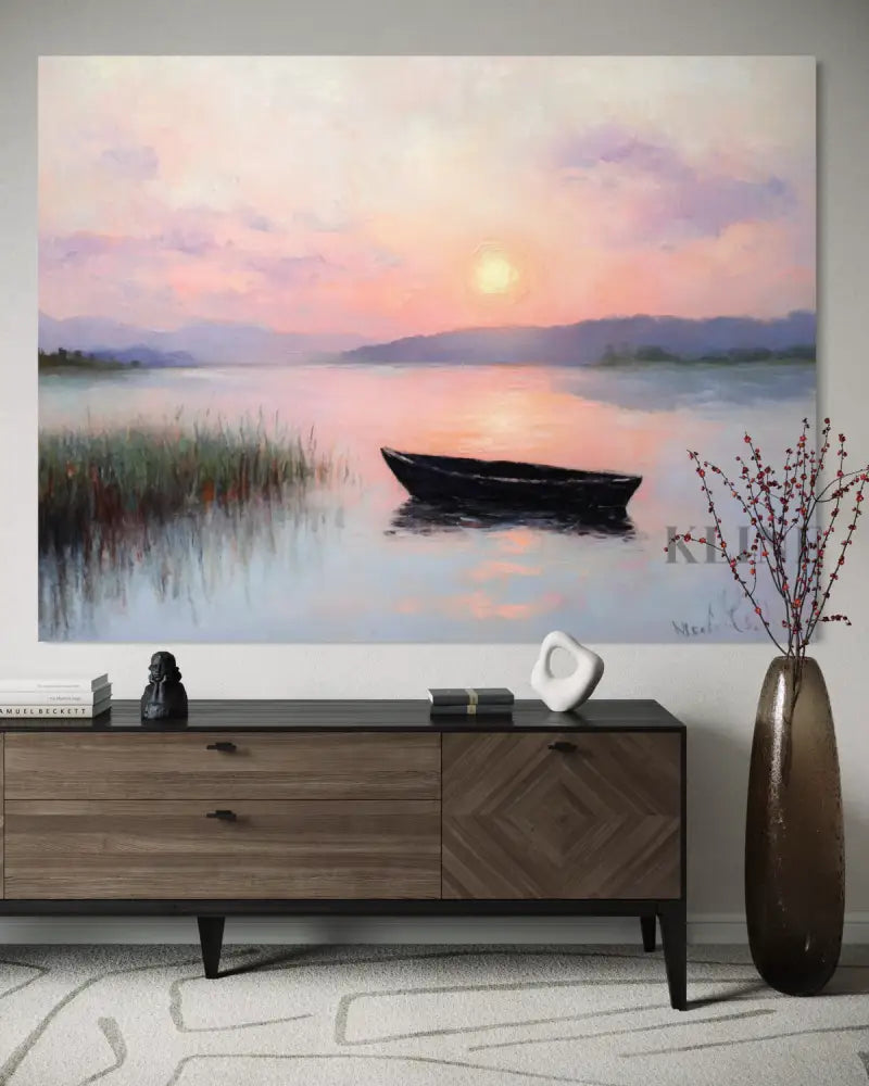 The Last Glow of Day - Hand Painting 