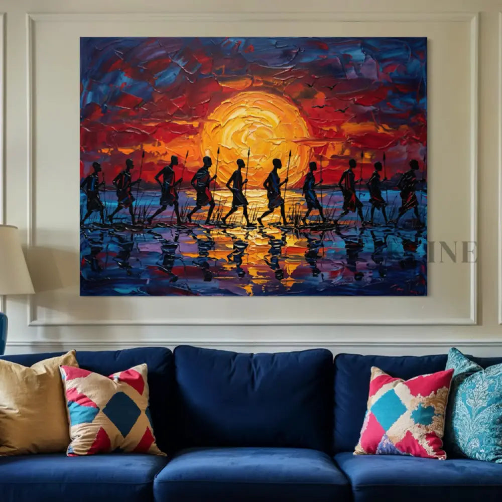 The Long Journey - Hand Painting